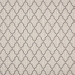 Broadloom carpet swatch in geometric pattern medium grey color