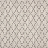 Broadloom carpet swatch in geometric pattern medium grey color