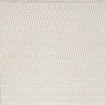 Textural woven carpet in cream
