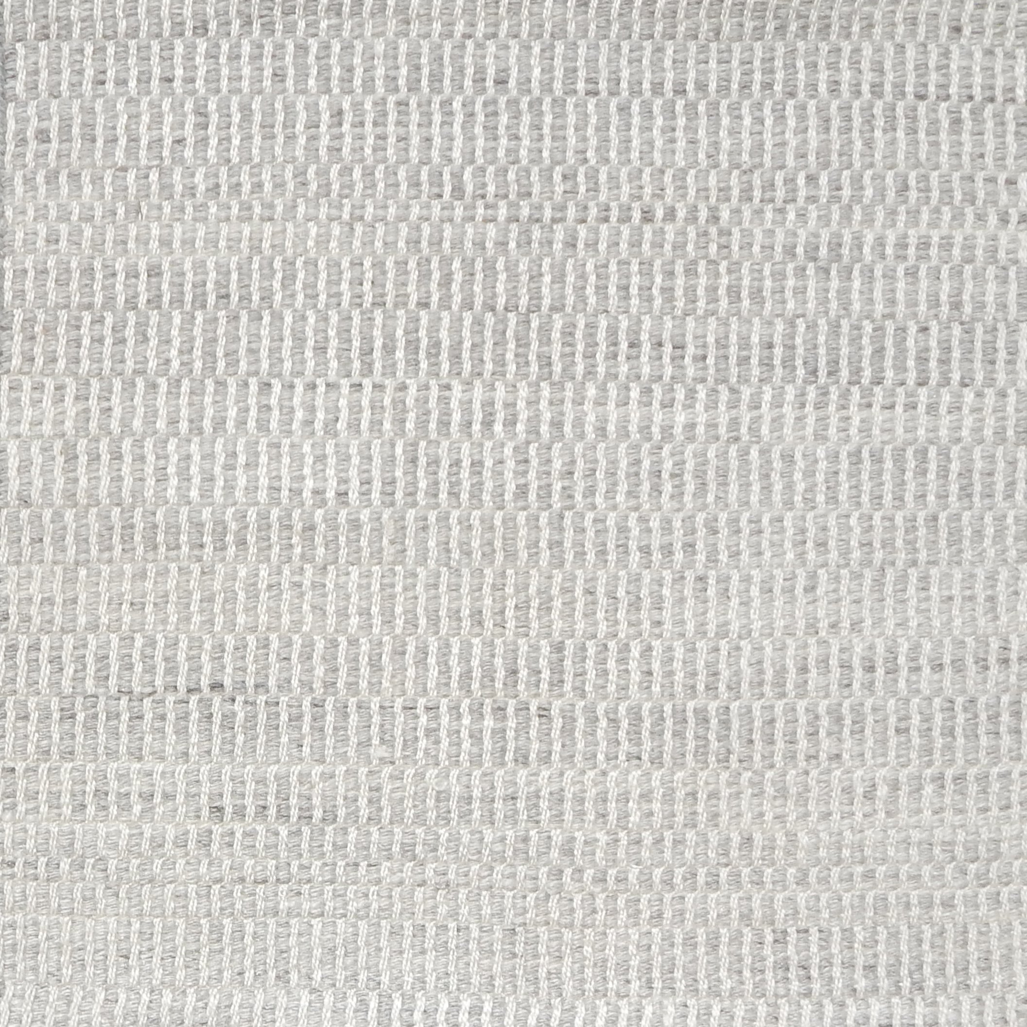 Textural woven carpet in grey