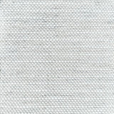 Pale grey and white striped woven rug. 