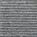 Black and white striped woven rug