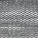 Close-up of a textured gray woven rug