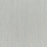 Close up of a broadloom carpet with a herringbone stripe in pale blue.