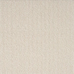Broadloom carpet with pinstripes in cream and taupe