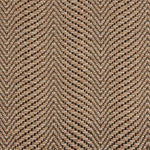 Close-up of a textured brown rug with a herringbone pattern