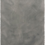 Sheet of hand-painted wallpaper in gray with an irregular brushed texture.
