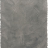 Sheet of hand-painted wallpaper in gray with an irregular brushed texture.