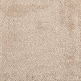 Broadloom carpet swatch in solid pattern tan color