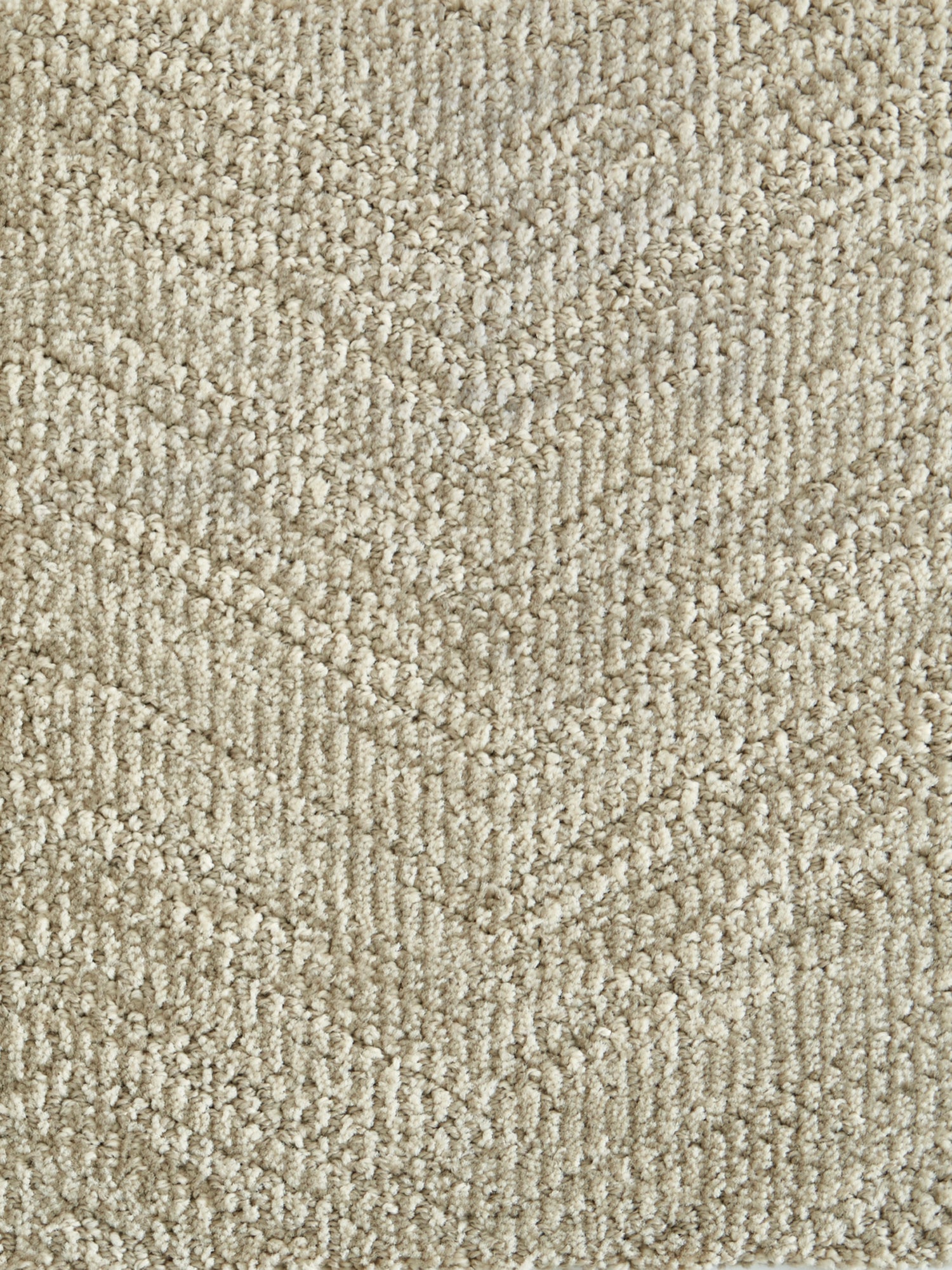 Broadloom carpet swatch herringbone design in khaki