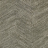 Broadloom carpet swatch herringbone design in green grey