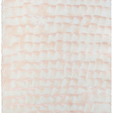 Sheet of hand-painted wallpaper with a repeating dappled texture in light pink.