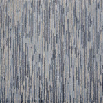 Broadloom carpet swatch in lined pattern blue color