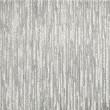 Broadloom carpet swatch in lined pattern medium grey color