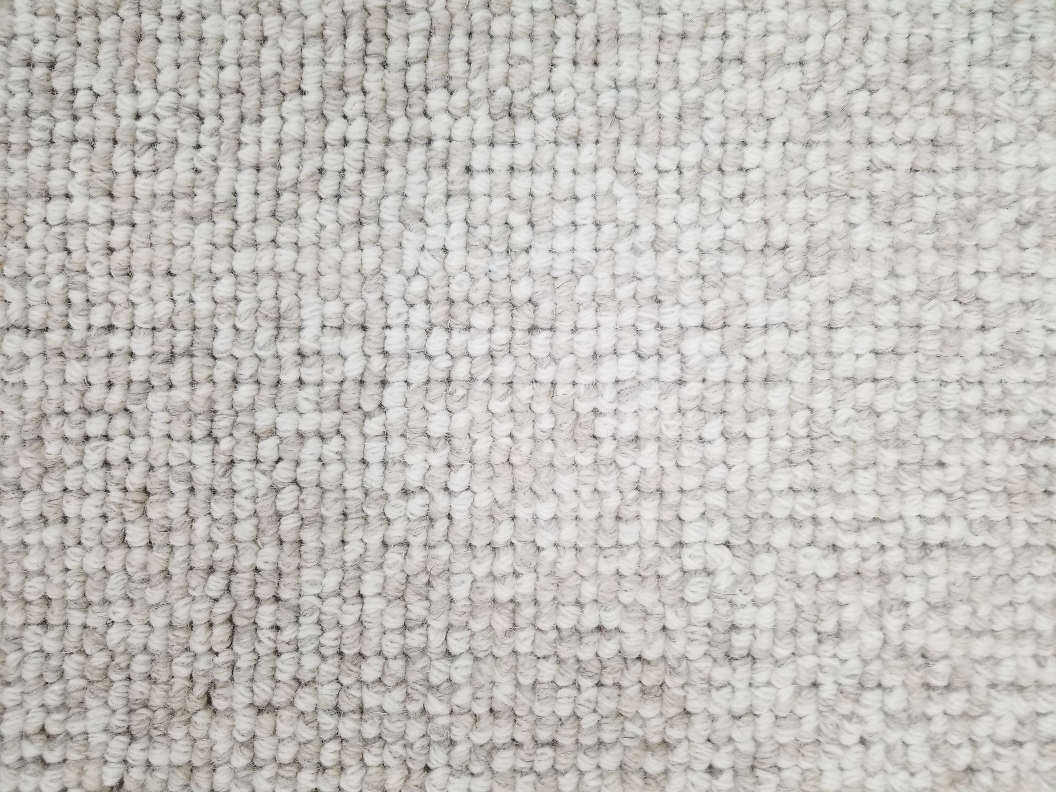 Berlin rug in textured design in light grey 