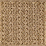 Close-up of textured beige carpet