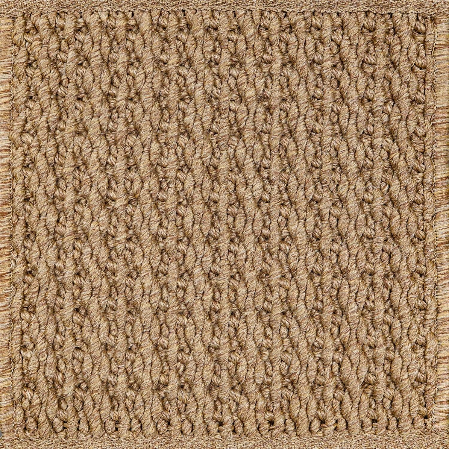 Close-up of textured beige carpet