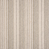 Broadloom carpet with grey and beige stripes