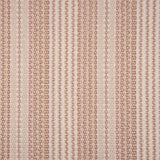 Broadloom carpet with pastel pink and beige stripes