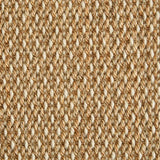 Broadloom carpet swatch in textured pattern warm tan color