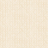 Detail of wallpaper in an intricate striped grid pattern in gold on a white field.