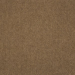Close-up of loop broadloom carpet in brown.