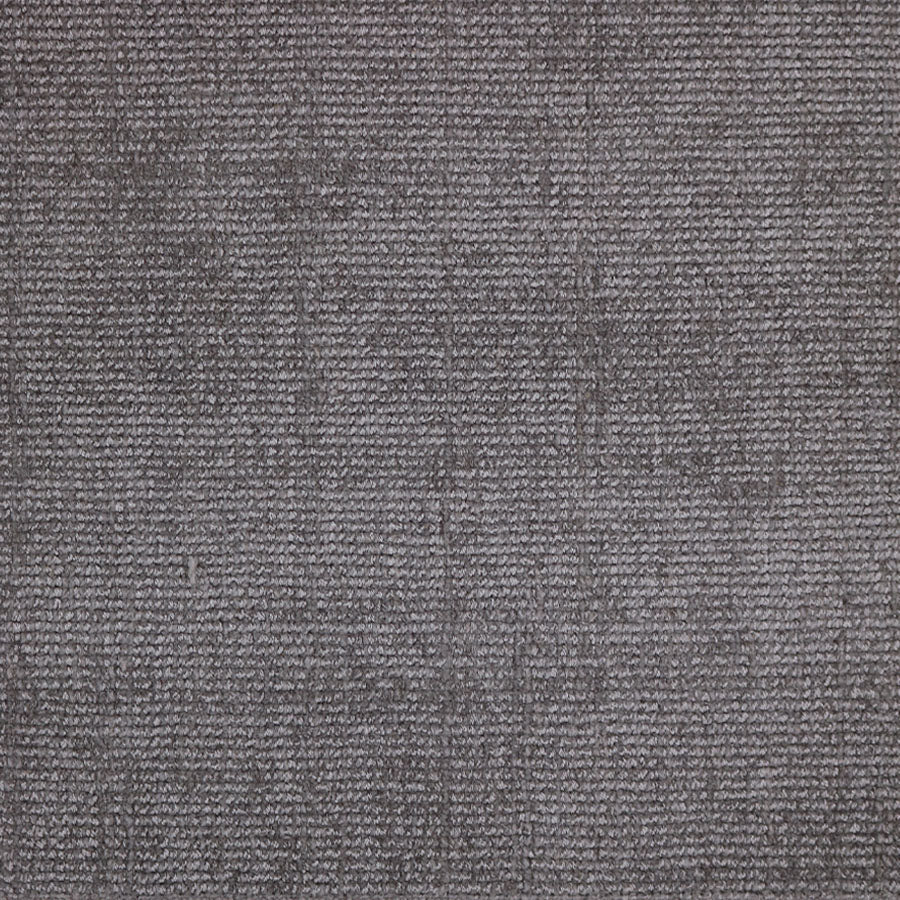 Broadloom carpet swatch in a solid pattern grey color