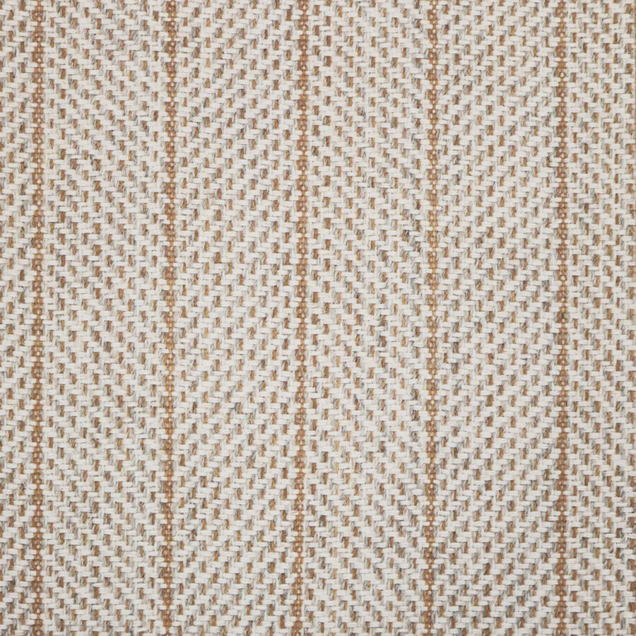 Broadloom carpet swatch in a stripe pattern in a tan design