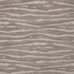 Broadloom carpet swatch in wavy striped pattern grey color