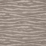 Broadloom carpet swatch in wavy striped pattern grey color