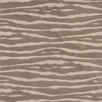 Broadloom carpet swatch in wavy striped pattern tan color