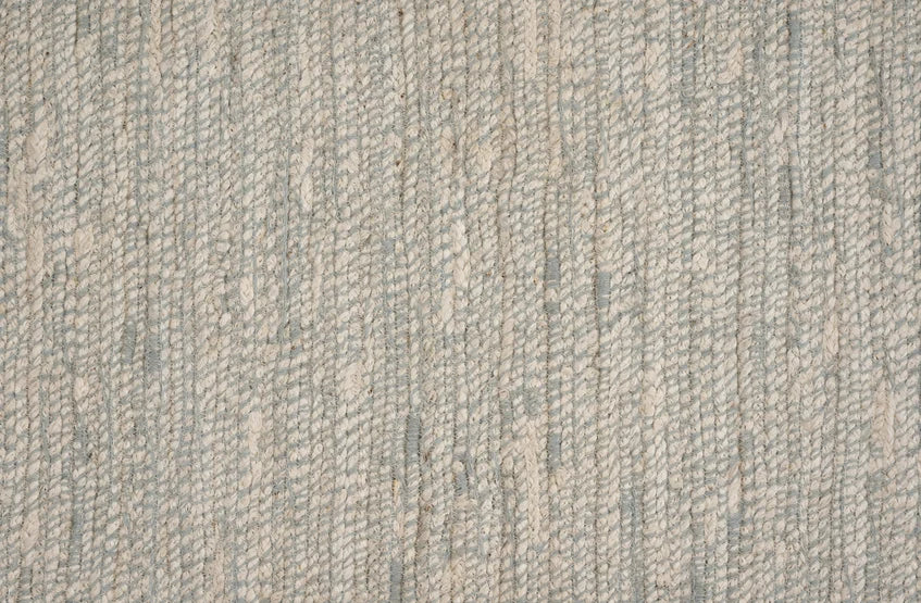 Broadloom carpet swatch in a textural pattern in a blue light grey design