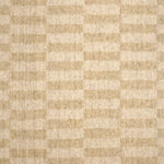 Broadloom carpet swatch in squared pattern yellow color