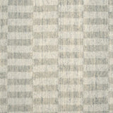 Broadloom carpet swatch in squared pattern grey light blue color