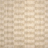 Broadloom carpet swatch in squared pattern cream color