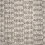 Broadloom carpet swatch in squared pattern grey color