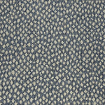 Broadloom carpet swatch in a spots pattern medium blue color