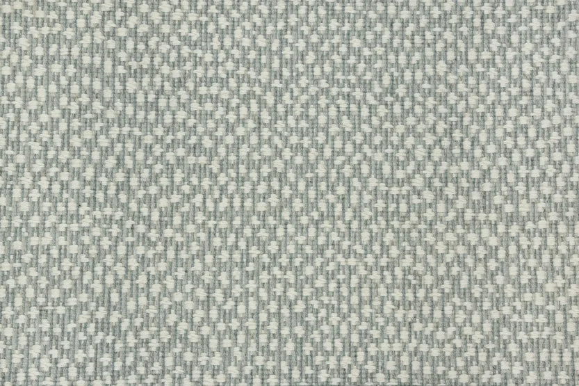 Broadloom carpet swatch in a spots pattern light grey blue color