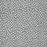 Broadloom carpet swatch in a spots pattern medium grey color