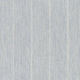 Broadloom carpet in a herringbone stripe pattern in pale blue.