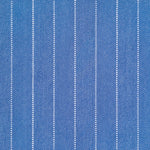 Broadloom carpet in a herringbone stripe pattern in blue.
