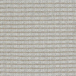 Textured broadloom carpet in a stripe pattern of cream and beige. 