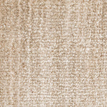 Broadloom carpet in cut pile in striated beige. 