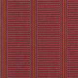 Striped flatweave runner in red and orange