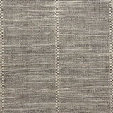 Broadloom carpet swatch in a striped pattern in a dark grey design