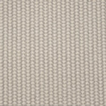 Broadloom carpet swatch in a textured pattern light grey color