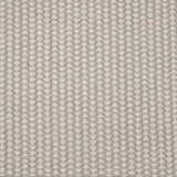 Broadloom carpet swatch in a textured pattern light grey color