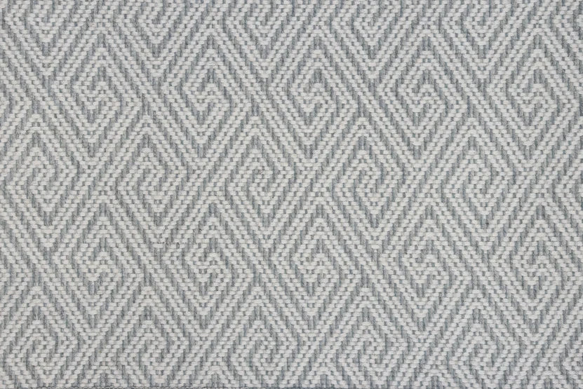 Broadloom carpet swatch geometric design in grey