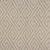 Broadloom carpet swatch geometric design in cream