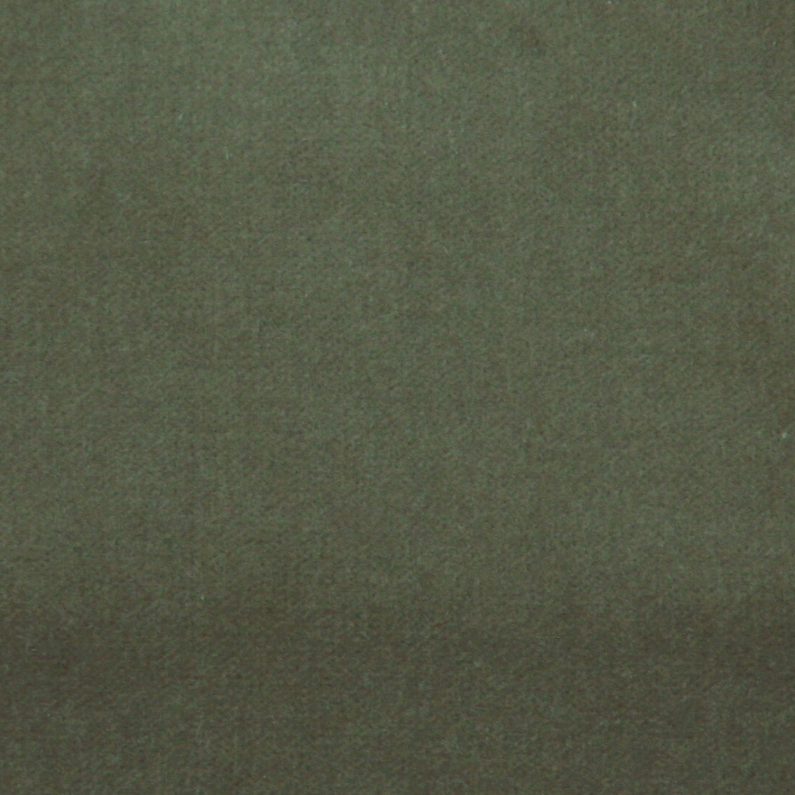 Detail of velvet fabric yardage in dark green.